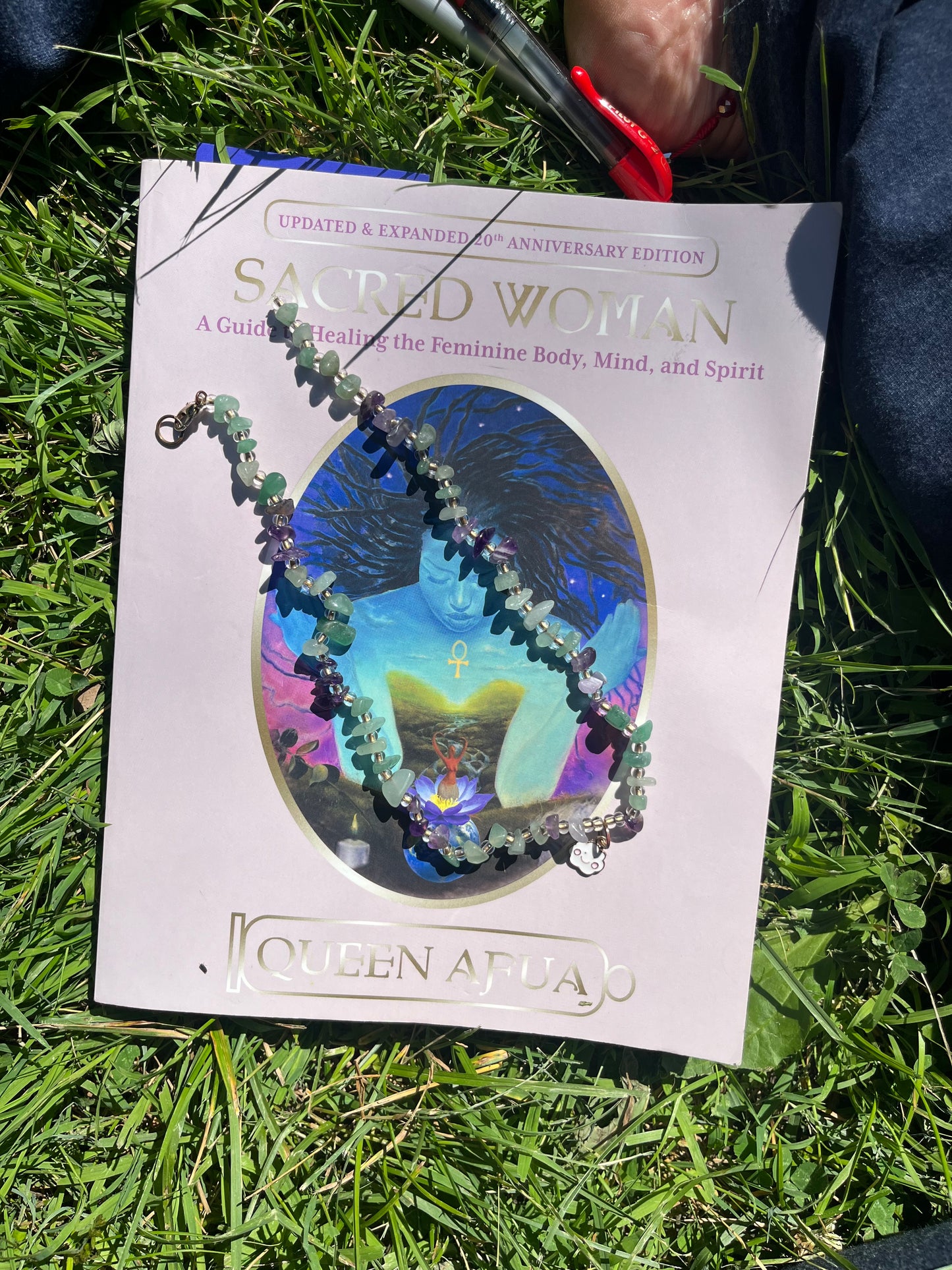 "Emerald Glow" Crystal Necklace
