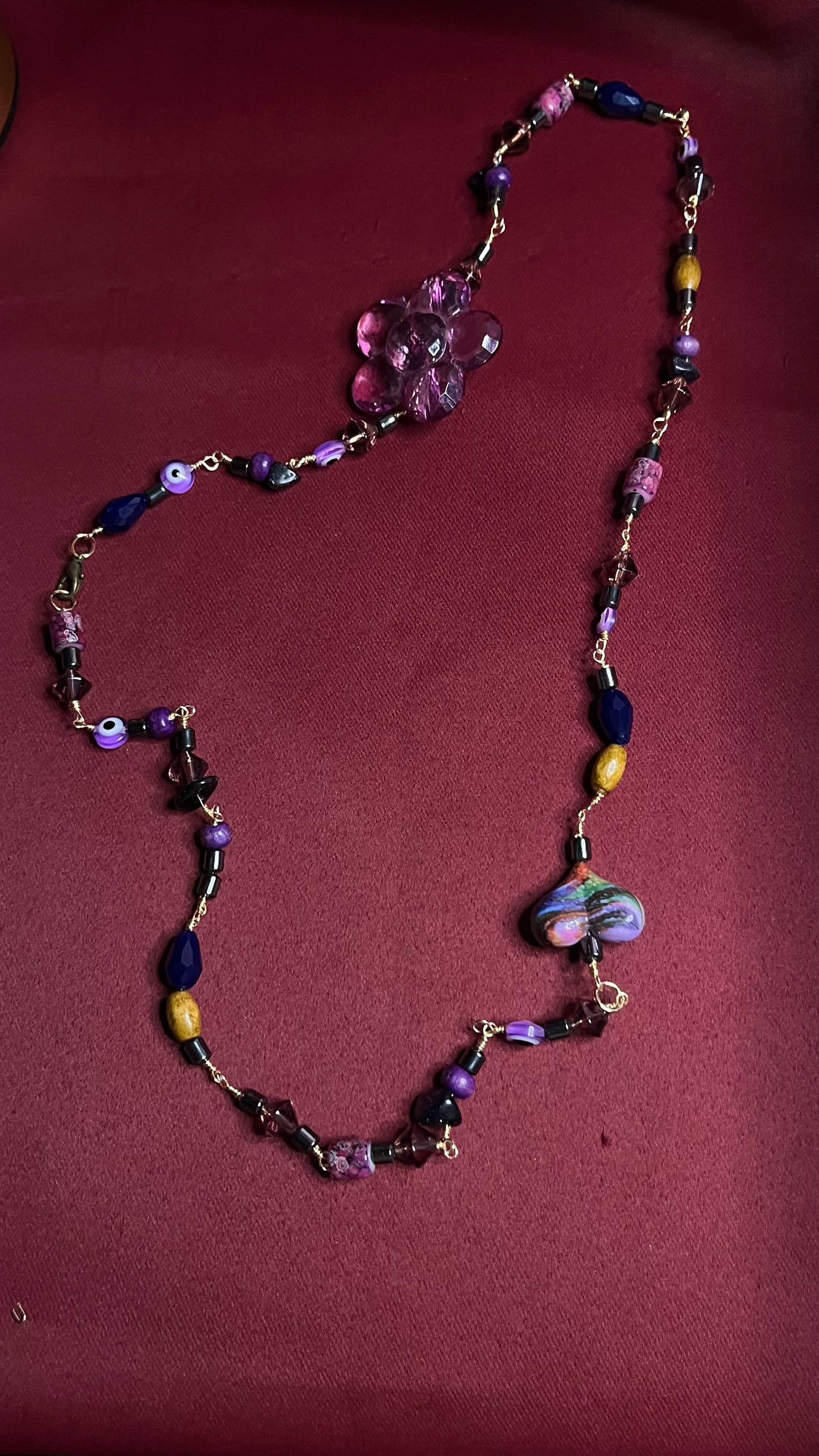 'Violeta Bloom' Junk Waistbead