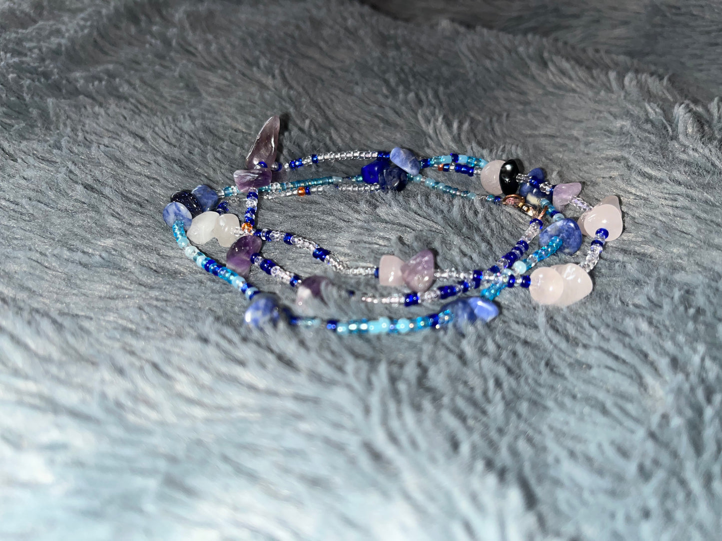 "Ocean Waves" Waist beads