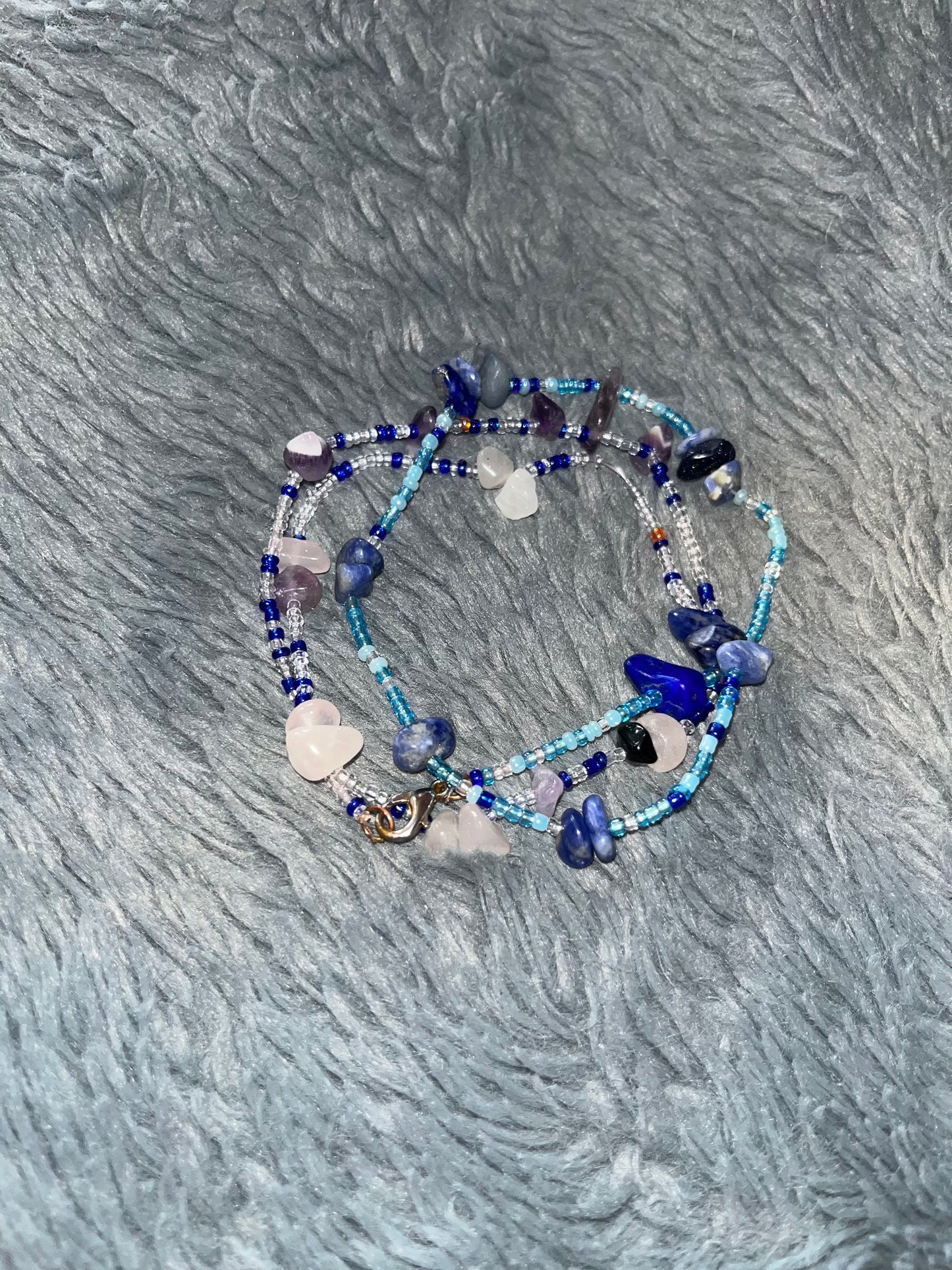 "Ocean Waves" Waist beads
